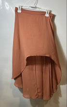 Load image into Gallery viewer, Forever 21 Womens Brown Side Zip High-Low Hem A-Line Skirt Size Large