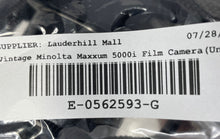 Load image into Gallery viewer, Vintage Minolta Maxxum 5000i 35mm SLR Film Camera w/ AF 35-80mm Lens Not Tested