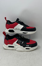Load image into Gallery viewer, Xidiso Mens White Red Black Lace-Up Low Top Running Shoes Size 8.5