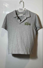 Load image into Gallery viewer, Lacoste Mens Gray Heather Short Sleeve Collared Regular Fit Polo Shirt Size M