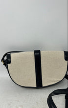 Load image into Gallery viewer, Zara Womens Beige Black Adjustable Strap Inner Pockets Crossbody Handbag