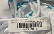 Load image into Gallery viewer, Coolibar Mens White UPF 50+ Miami Dolphins Cancer Challenge T-Shirt Size L