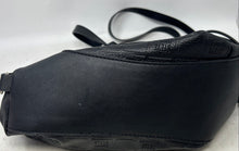 Load image into Gallery viewer, Steve Madden Womens Black Leather Drawstring Inner Pockets Bucket Bag