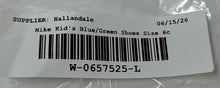 Load image into Gallery viewer, Nike Kids Dunk Low SE DV1697-900 Blue Green Leather Sneakers Shoes Size 6C