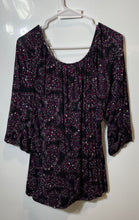 Load image into Gallery viewer, Michael Kors Womens Multicolor Paisley Off-The-Shoulder Blouse Top Size 2X