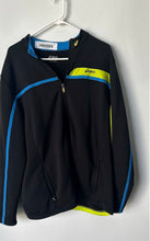 Load image into Gallery viewer, Asics Mens Black Long Sleeve Full-Zip Activewear Track Jacket Size Large