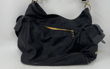 Load image into Gallery viewer, Sapsucker Womens Black Nylon Outer Zip Pockets Single Strap Shoulder Bag