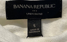 Load image into Gallery viewer, Banana Republic Mens Off White Crew-Neck Short Sleeve Pullover T-Shirt Size S