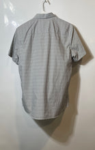 Load image into Gallery viewer, Perry Ellis Mens Black White Printed Short Sleeve Slim Fit Button-Up Shirt Sz M