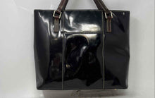 Load image into Gallery viewer, Dooney & Bourke Womens Lexington Black Brown Bottom Studs Inner Pockets Tote Bag