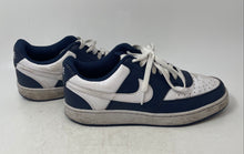 Load image into Gallery viewer, Nike Mens Court Vision Low HM9862-400 White And Blue Sneakers Shoes Size 8.5