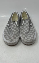 Load image into Gallery viewer, Vans Unisex Classic Gray Checkerboard Slip-On Sneaker Shoes Size M7 W8.5