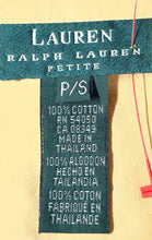 Load image into Gallery viewer, Lauren Ralph Lauren Womens Orange Cotton Long Sleeve Button-Up Shirt Size S