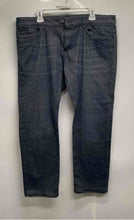 Load image into Gallery viewer, Hugo Boss Mens Black Denim Dark Wash Regular Fit Straight Leg Jeans Size 38/32