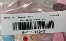 Load image into Gallery viewer, Multicolor Baby Three Blind Doll Keychain Collectible Figure Plush Toy