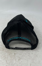 Load image into Gallery viewer, Otto Mens Black Blue Adjustable Trucker Snapback Hat One Size