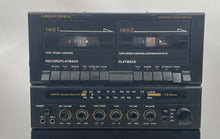 Load image into Gallery viewer, Memorex SMW-45N Black Dual Cassette AM/FM Stereo Music System Not Tested