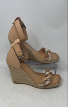 Load image into Gallery viewer, Dolce Vita Womens Nilton Peach Brown Wedge Heel Espadrille Sandals Shoes Sz 9.5