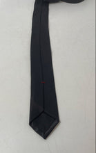 Load image into Gallery viewer, Hugo Boss Mens Black Adjustable Formal Long Pointed Tie