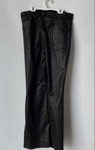 Load image into Gallery viewer, Express Womens Black Pockets Super High Rise Flat Front Flare Pants Size 12R