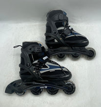 Load image into Gallery viewer, Mongoose Kids Black ABEC 5 Light Speed Max Size Wheels 64MM Inline Skates Sz 1-4