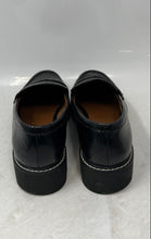 Load image into Gallery viewer, Franco Sarto Womens Balin Black Leather Slip-On Penny Loafer Shoes Size 8M