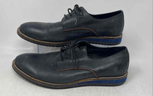 Load image into Gallery viewer, Bugatchi Mens Black Leather Round Toe Lace-Up Oxford Dress Shoes Size 10.5