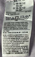 Load image into Gallery viewer, Banana Republic Mens Light Purple Cotton Non-Iron Slim Fit Dress Shirt Size L