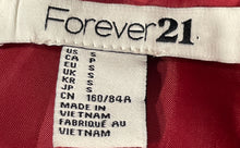 Load image into Gallery viewer, Forever 21 Womens Red Short Sleeve Back Zip Crew Neck Mini Dress Size Small