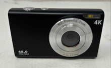 Load image into Gallery viewer, DC402 Black 16X Powerful Zoom 48 MP 4K Compact Digital Camera Not Tested NCL