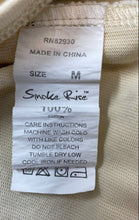 Load image into Gallery viewer, Smoke Rise Mens Beige Graphic Print Victory Flocking Short Sleeve T-Shirt Size M