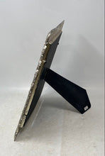 Load image into Gallery viewer, Vintage Silver Metal Rectangle Free Standing Tabletop Ornate Picture Photo Frame