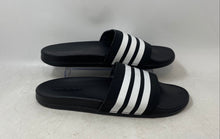 Load image into Gallery viewer, Adidas Unisex Adilette JS4313 Black White Open Toe Slip-On Slide Sandals Size 11