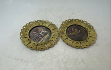 Load image into Gallery viewer, Assorted 2-Piece 1950 English Colonial Brass Wall Decorative Collector Plates