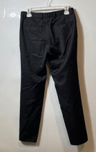 Load image into Gallery viewer, Hugo Boss Mens Black Wool Flat Front Slash Pocket Skinny Leg Dress Pants Sz 28R