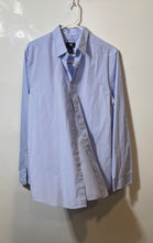 Load image into Gallery viewer, H&M Mens Light Blue Long Sleeve Slim-Fit Collared Button-Up Shirt Size L