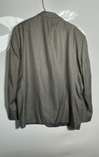 Load image into Gallery viewer, Lauren Ralph Lauren Mens Gray Printed Notch Lapel Two-Button Blazer No Size