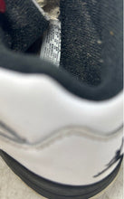 Load image into Gallery viewer, Nike Unisex Baby Air Jordan 5 440890-110 White Black Sneaker Shoes Size 10C