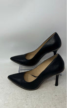 Load image into Gallery viewer, Coach Womens Black Leather Pointed Toe Slip-On Stiletto Pump Heels Size 8
