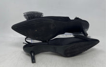 Load image into Gallery viewer, BCBGeneration Womens Deela GN264202 Black Kitten Heel Slingback Sandals Sz 7.5 M
