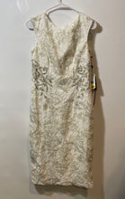 Load image into Gallery viewer, Adrianna Papell Womens White Sleeveless Back Zip Sheath Dress Size 6 With Tag