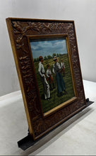 Load image into Gallery viewer, Camping Family On A Golf Course Play Multicolor Wall Hanging Art Painting