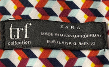 Load image into Gallery viewer, Zara Trf Collection Womens Multicolor Printed Wide Leg Cropped Pants Size XL