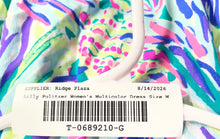 Load image into Gallery viewer, Lilly Pulitzer Womens Multicolor Floral Print Scoop Neck Shift Dress Size M
