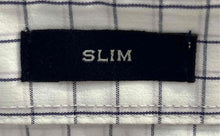 Load image into Gallery viewer, J.Crew Mens White Check Slim Fit Long Sleeve Button-Up Shirt Size Large