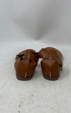 Load image into Gallery viewer, Simmi London Womens Gypsy Brown Leather Toe Loop Flat Ankle Strap Sandals Size 4