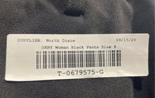 Load image into Gallery viewer, DKNY Womens Black Flat Front Pockets Skinny Leg Dress Pants Size 8