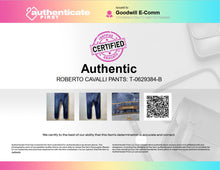 Load image into Gallery viewer, Authentic Roberto Cavalli Mens Blue Denim Straight Leg Jeans Size EUR 31