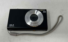 Load image into Gallery viewer, DC402 Black 16X Powerful Zoom 48 MP 4K Compact Digital Camera Not Tested NCL
