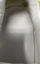 Load image into Gallery viewer, Authentic Tory Burch Womens Ladybug White Yellow Sneaker Shoes Size 6.5M Stained